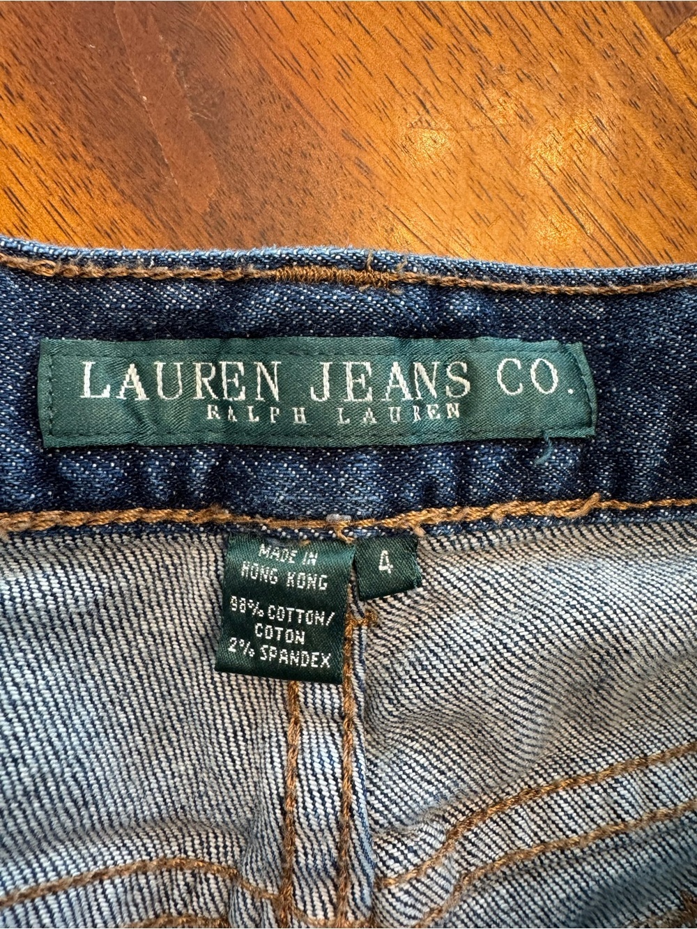 Ralph Lauren Studded Bootcut Jeans Size 4 Vintage Y2K - Picture 3 of 5